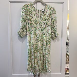 Rixo x Target floral puff sleeve dress